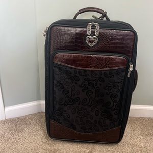 Brighton Black & Brown Croc Leather 22